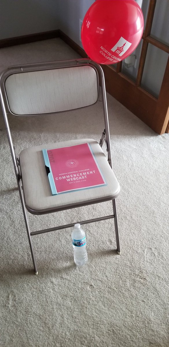 ncdefalco's tweet photo. Making sure @SparkleShimmr87 gets the full #GRADUATIONDAY experience. @northcentralcol #gradschool #MBA #NCGrad2020 https://t.co/lpRCQjoLi2