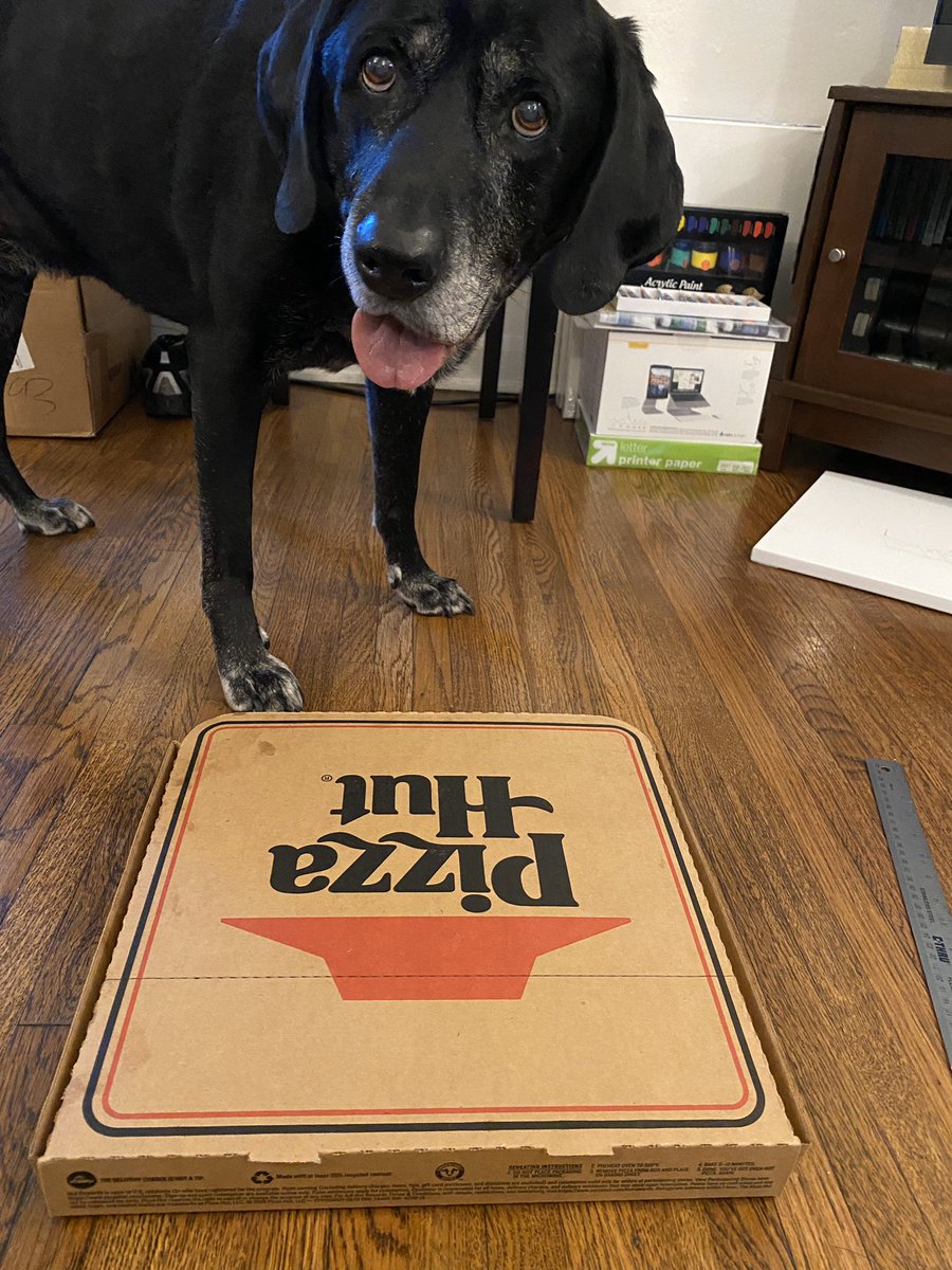 PinotTustin's tweet photo. Make an easel out of a pizza box! https://t.co/dRNaAe2wEM https://t.co/EzJJQWODlD