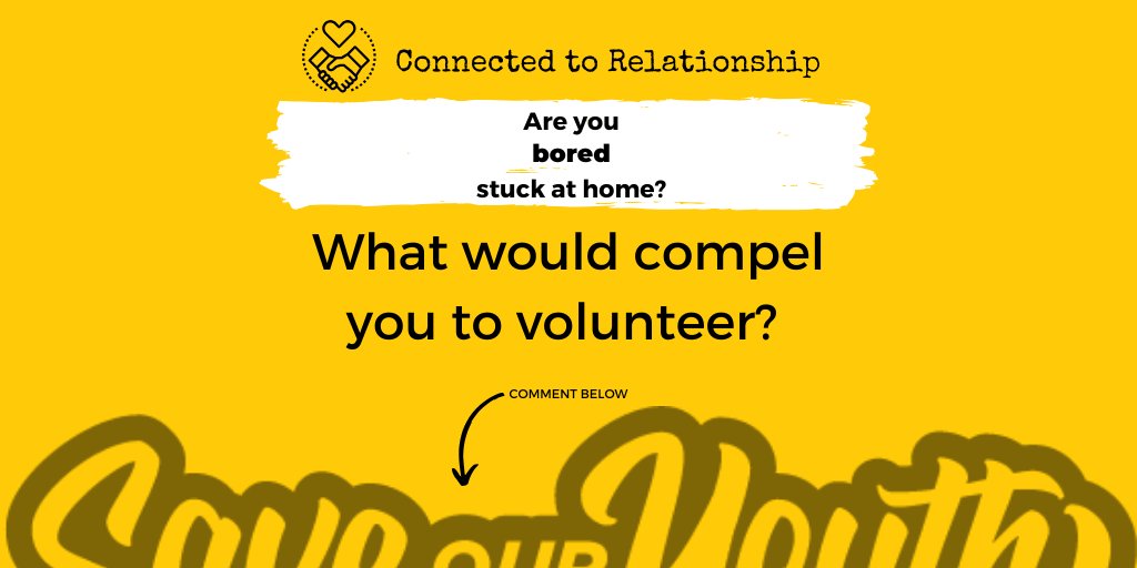 saveouryouthden's tweet photo. We want to hear from YOU!! Join the conversation!

https://t.co/dhUesxP3Ns

#SaveOurYouth #Connected #ConnectedtoCommunity #ConnectedtoRelationship #ConnectedtoHope https://t.co/zg2DuzjMF6