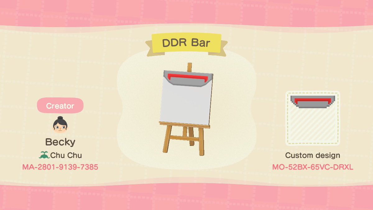 _bbeckyy_'s tweet photo. I suggest have DDR indoors for a double, but a vertical single doesn’t look bad 😊 

#ACNHDesign #animalcrossing #ACNH https://t.co/HIwN16onCb
