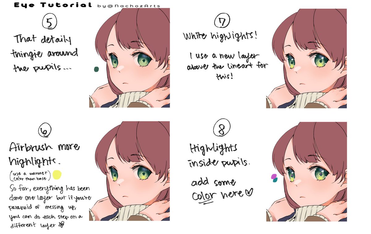 How I color eyes??

#tutorial 