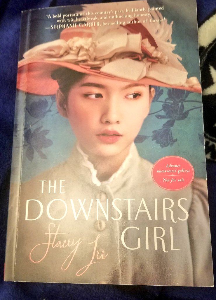 Day 3 of  #APAHM   reads: THE DOWNSTAIRS GIRL by  @staceyleeauthor. Set in 1890s Atlanta, Jo Kuan works as a lady's maid in Atlanta during the day and a newspaper advice columnist at night. If you're tired of the same old historical fiction, this is for you. https://libcat.arlingtonva.us/Record/.b20711980?searchId=791504&recordIndex=1&page=1