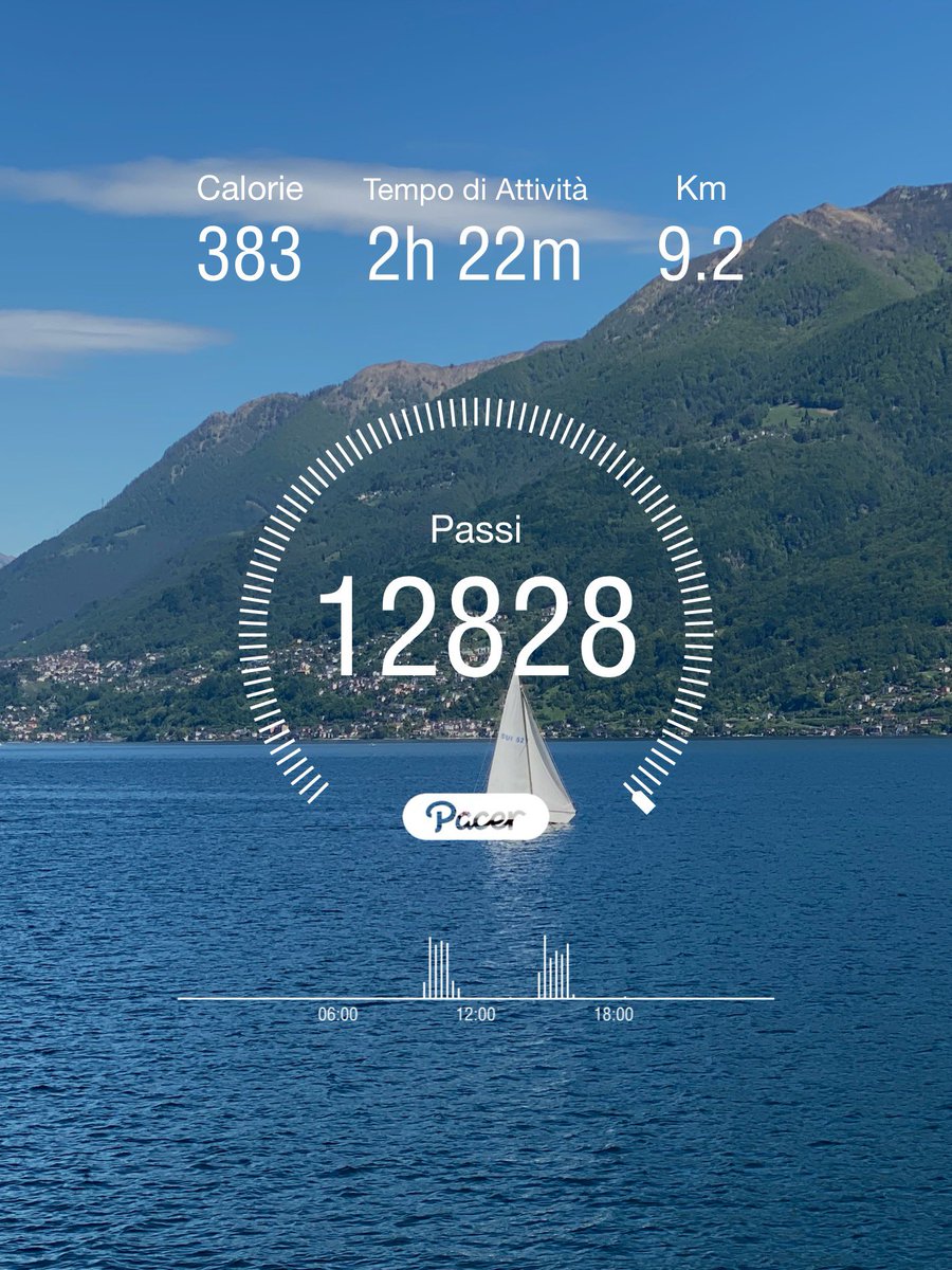 BarbaraBrunold's tweet photo. 🚶🏼🚶🏻‍♀️#pacerstats #BeActiv #passeggiata #spaziergang 9.2 km #LagoMaggiore #ticino https://t.co/Ye3iJBMNpB