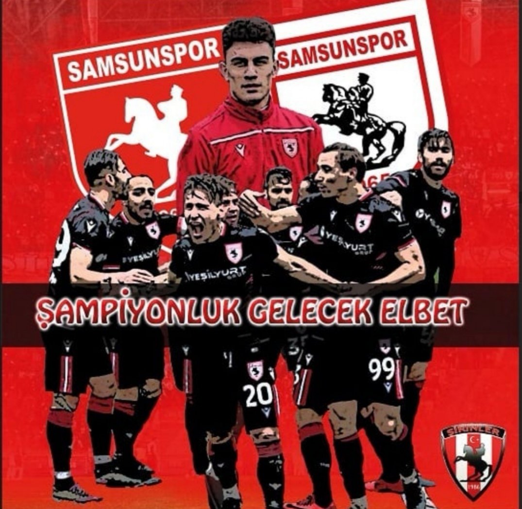 Bu sevdanın tarifi yok. . . Anlatılmaz yaşanır cinsten. . . Göreceğimiz en dibi gördük geliyoruz hazır olun. . 

#ŞampiyonSamsunspor