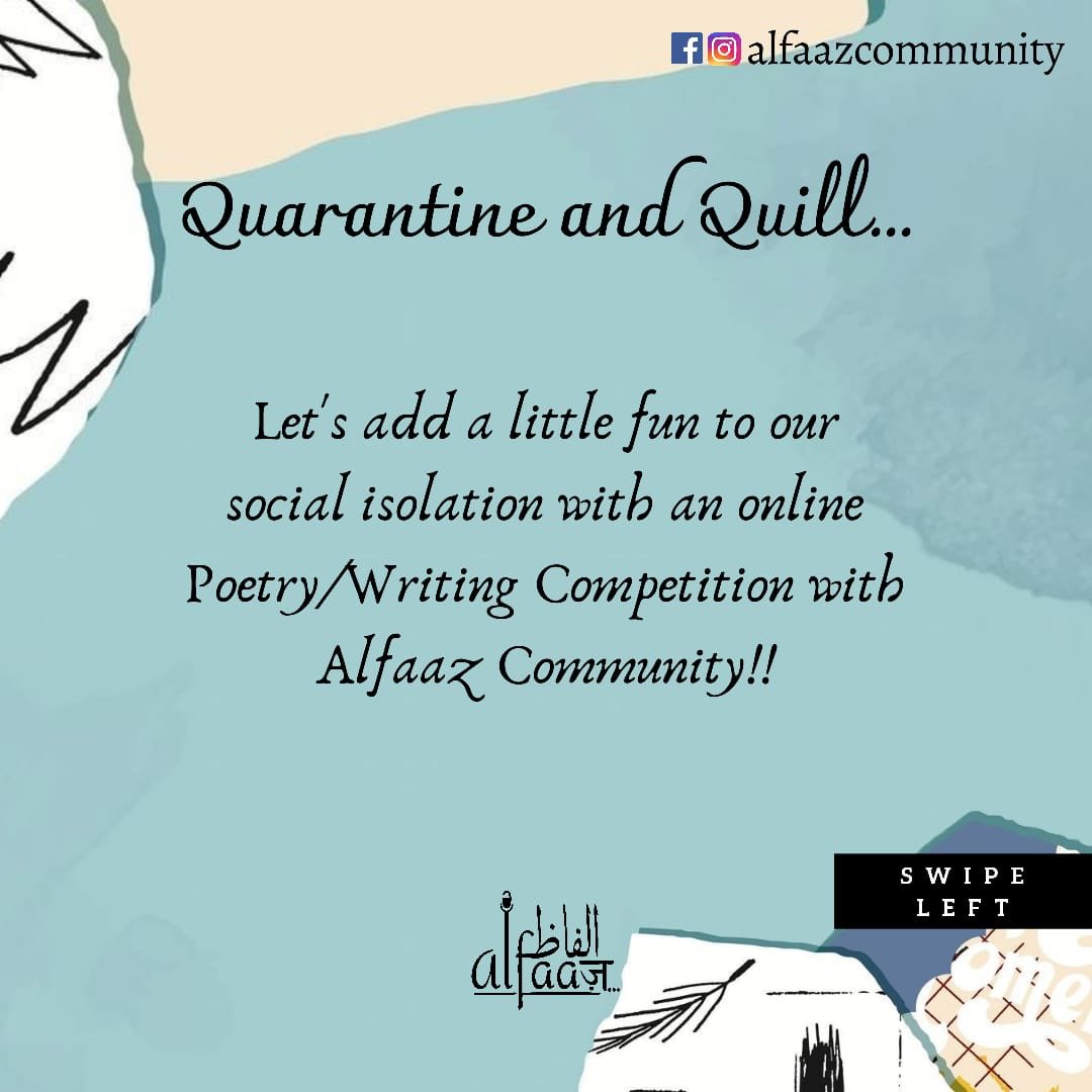 alfaazcommunity's tweet photo. Competition art 
For more details visit insta @alfaazcommunity https://t.co/vNzLuz0P8U