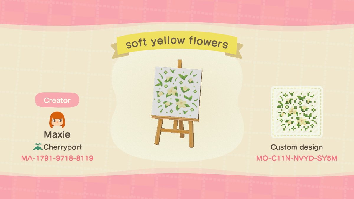 fawnedness's tweet photo. more flowers always good ♡ three new patterns to spice up your grass! #ACNH #ACNHdesign #AnimalCrossing #どうぶつの森 #マイデザイン https://t.co/AkBOMnTY2w
