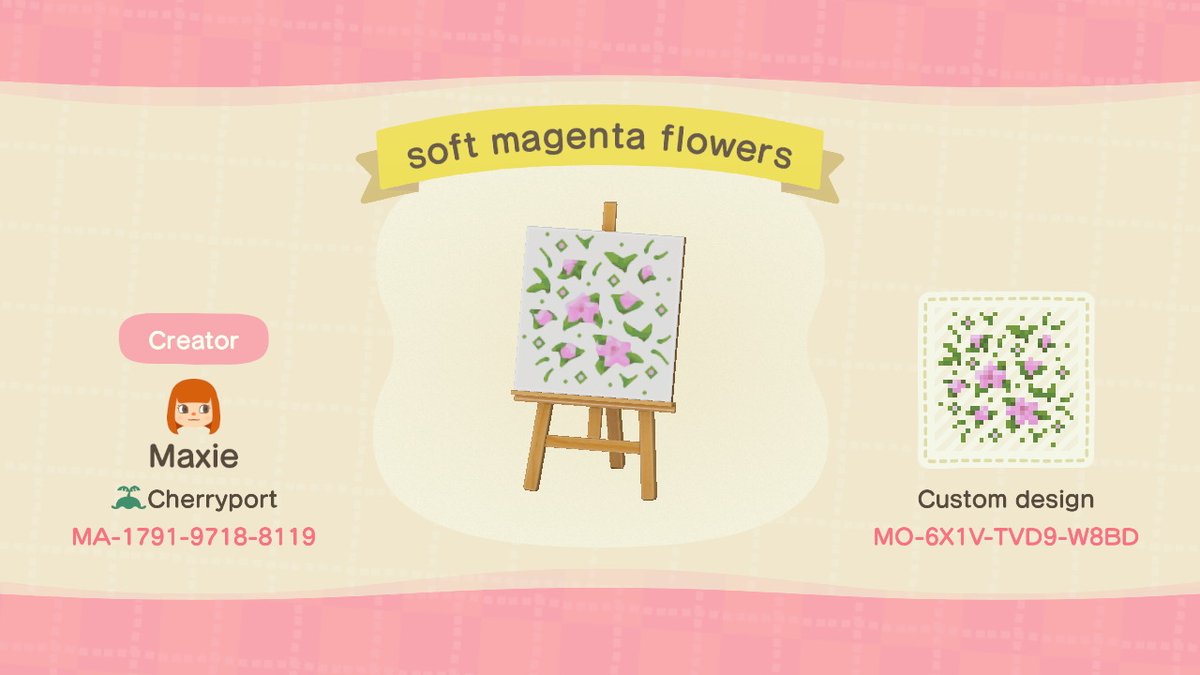 fawnedness's tweet photo. more flowers always good ♡ three new patterns to spice up your grass! #ACNH #ACNHdesign #AnimalCrossing #どうぶつの森 #マイデザイン https://t.co/AkBOMnTY2w