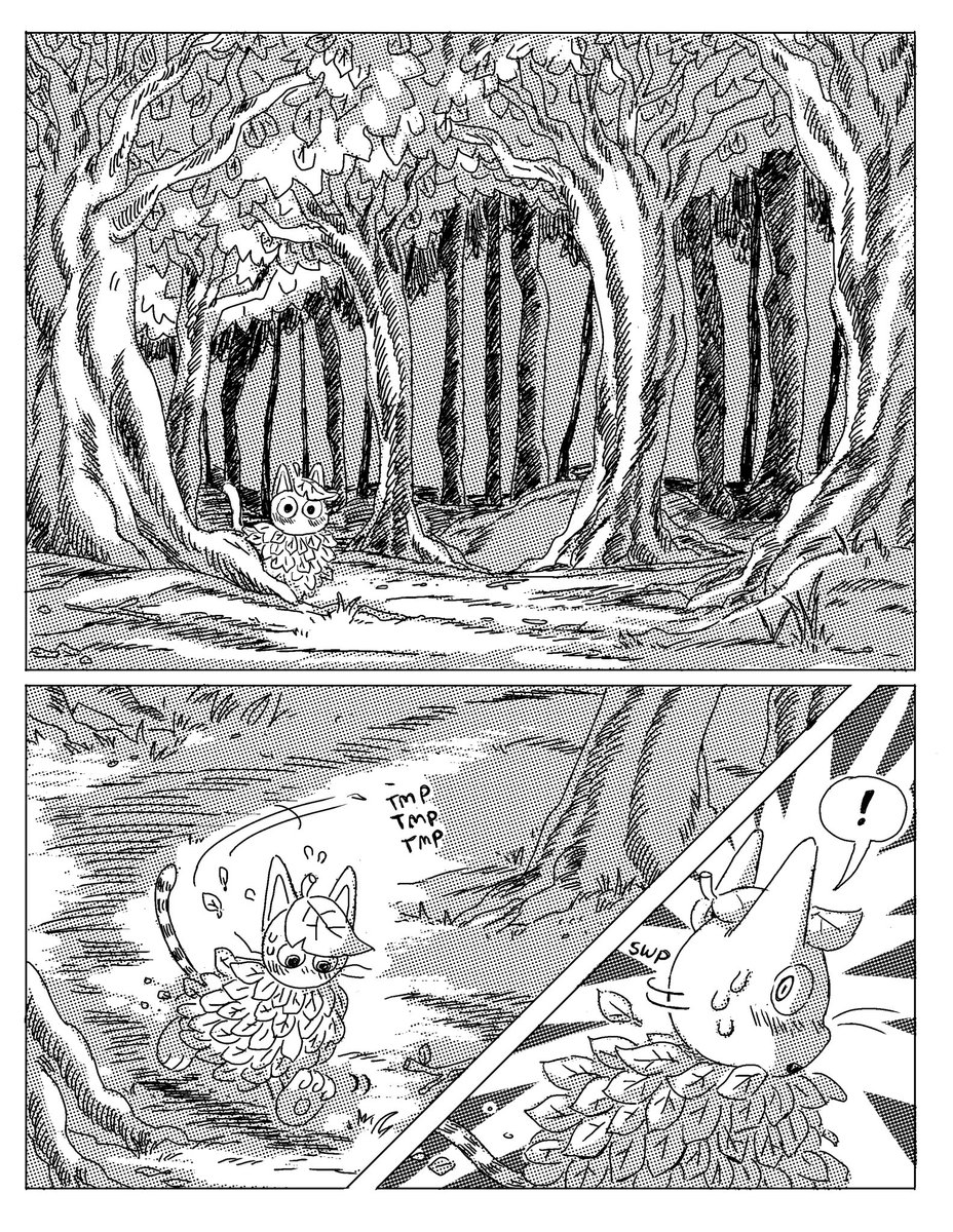 wanted to play around with screentones so I made a comic page...dunno if it will be continued but it was fun :- ) 