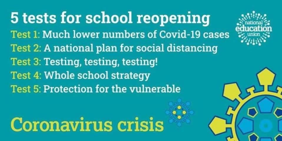 weltonlucy1's tweet photo. This just makes so much sense. Going back too early could raise the death count again. Now is the most important time to keep the lockdown and save lives. Opening schools could be disastrous to the nations health. Let’s put people first for a change instead of money. #FiveTests https://t.co/e7Mu1d2hwK