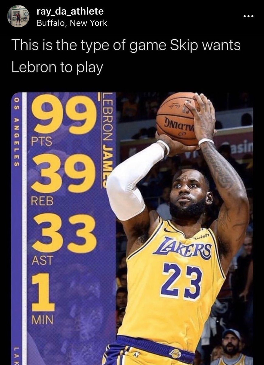 lebron stat line