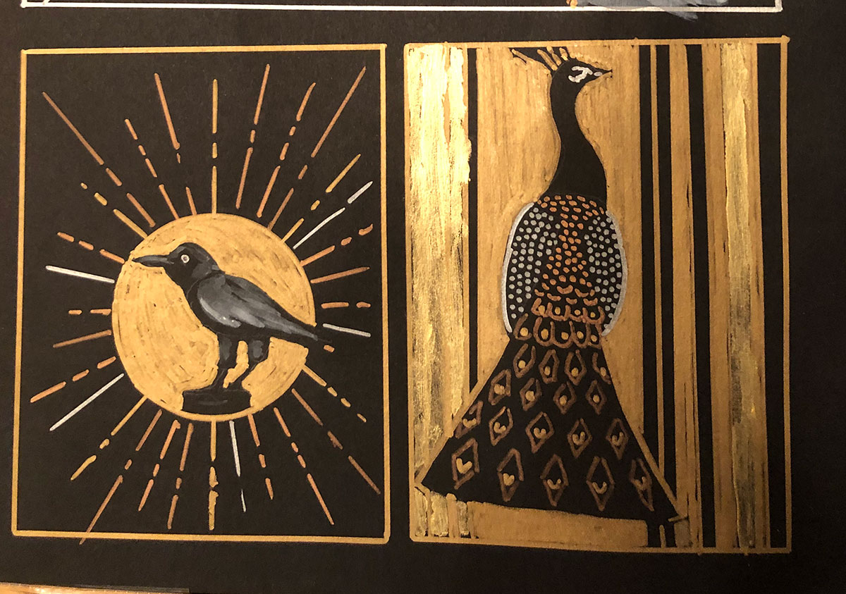 rcassel's tweet photo. This weekend's theme seems to be Art Deco. #MayWeCreate the isolation edition. https://t.co/IhNPsQ0jzn