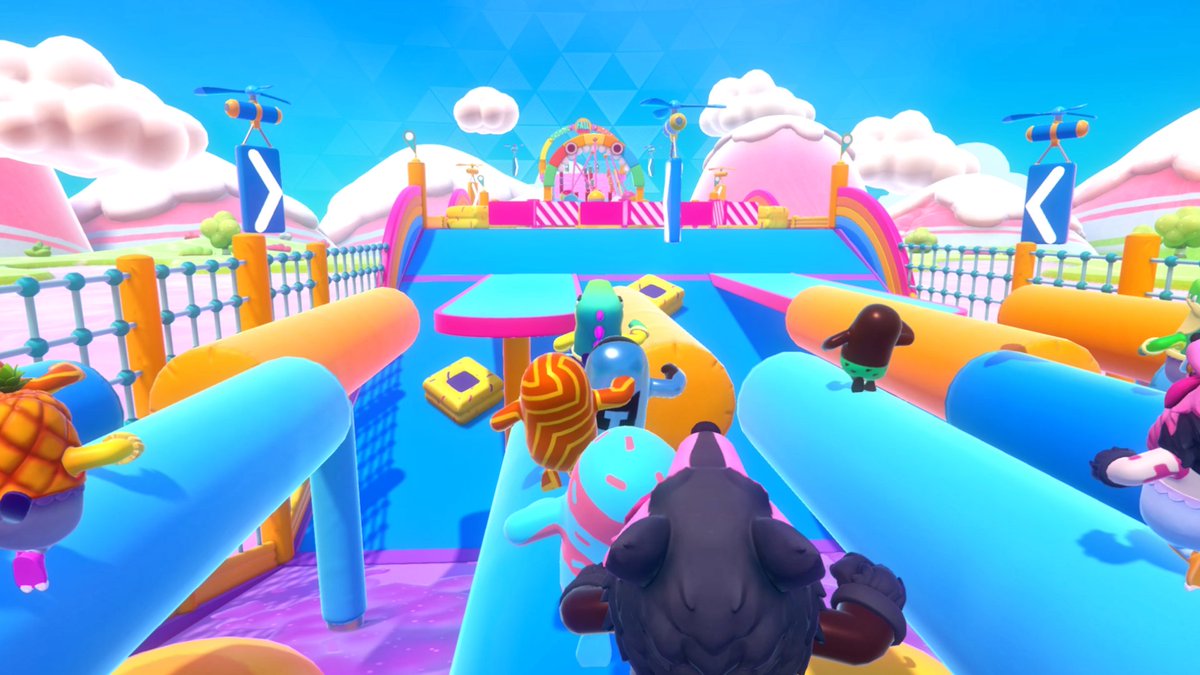 devolverdigital's tweet photo. The latest @FallGuysGame beta tests were hilarious to watch go down!

More news soon on how you can get in early: https://t.co/a8OKJt2Ncu https://t.co/uWi4REE2is