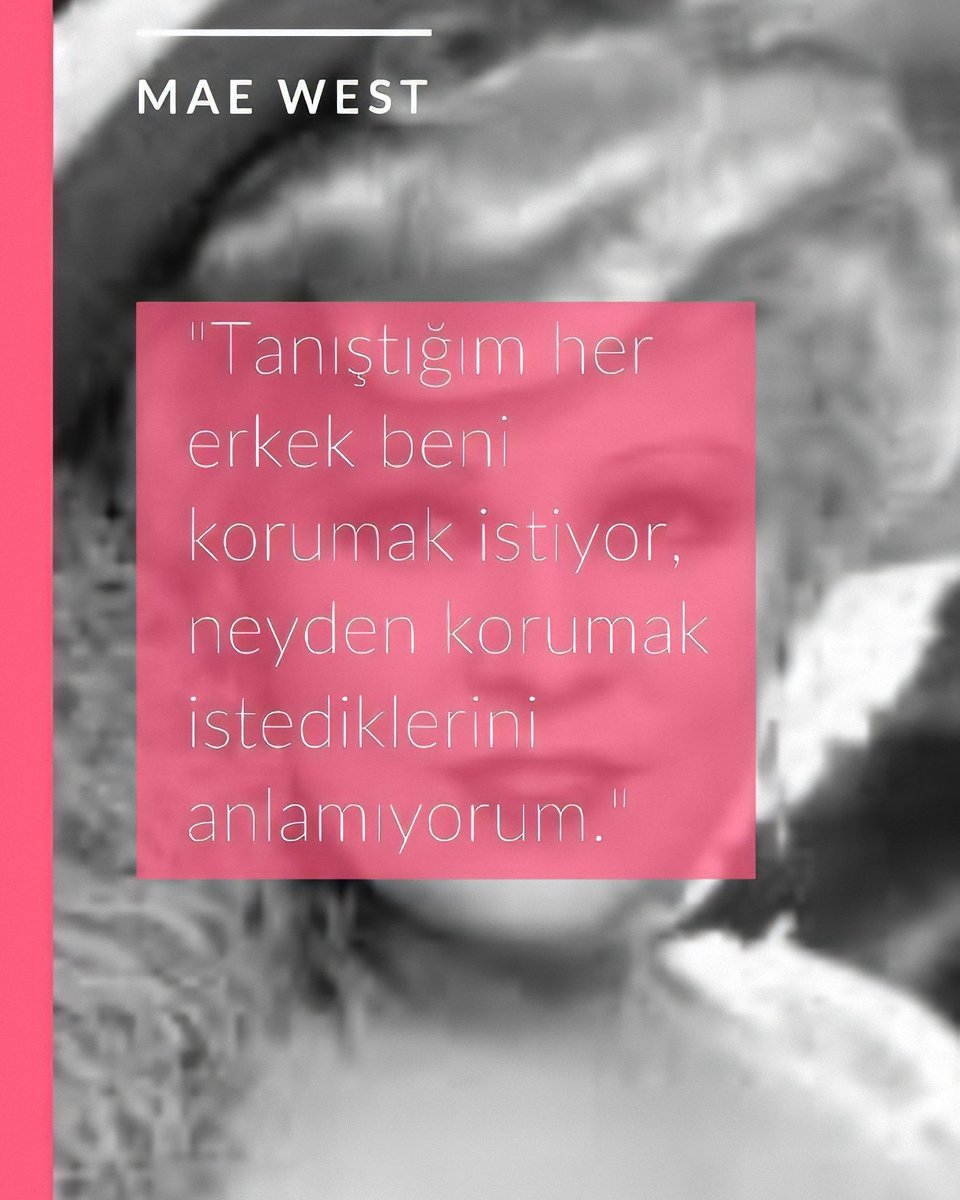 KadiningucuT's tweet photo. "Every man I meet wants to protect me. I don't understand what they want to protect me from." -MAE WEST
#womensolidarity #womenpower๐ช๐พโค๏ธ๐ #beingwoman #woman #womensupport #womencandoeverything #womenvoices #womenarentobjects #womenforfreedom #womenvalues https://t.co/CFfK5HiAZB