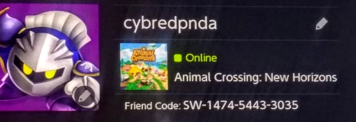 CyBearRedPanda3's tweet photo. Soo I saved up and bought myself a Switch along with Animal Crossing, Both Pokemon Sword &amp; Shield as well as Breath of the Wild. Looking for friends! https://t.co/l2TJcCTsXf