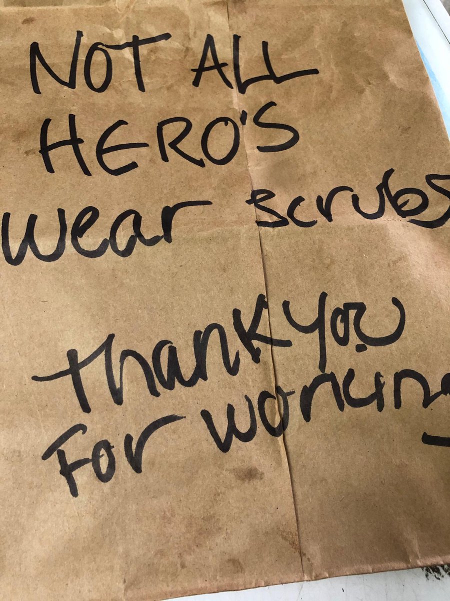 BIG SHOUT OUT TO <a href="/davannis/">Davanni's Pizza</a>!!! Last night we ordered dinner from them as we do often because their food is awesome and they generally rock. When it arrived we were told dinner was on the house and this message was written on the bag! Thank you again Davannis! #eatlocal #davannis