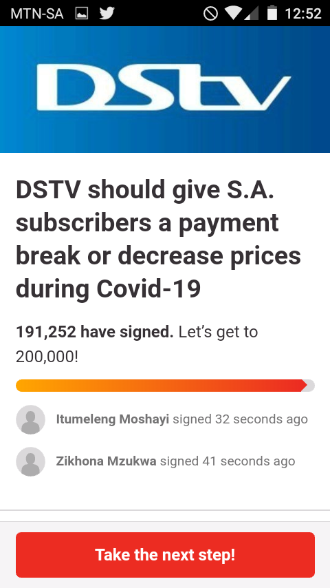 Kamogel63909889's tweet photo. @DStv @MNet The Topic is #DstvPricesMustFall
Don't change the topic - Semaatla
South Africa Please sign Petition Online:
https://t.co/J8la1BOfNc
#DateMyFamily
#DateMyFamilly
#OurPerfectWedding https://t.co/b0sC8gZNhl