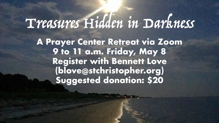Some moments in the midst of the COVID-19 pandemic feel like darkness and gloom. The Rev. Dr. Sandi Kerner will lead us in considering the treasures we have found in this time.