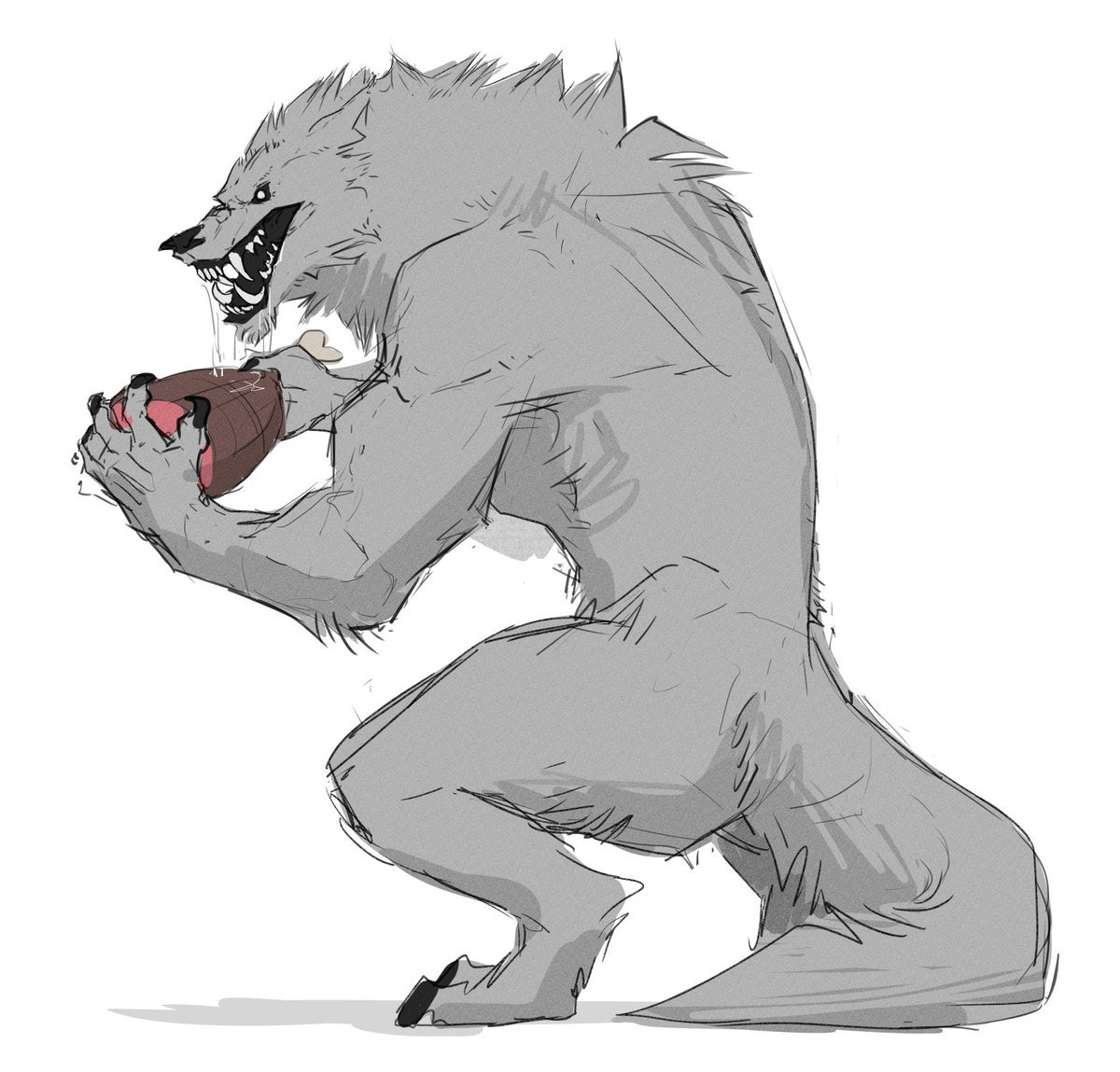 old werewolf sketches 