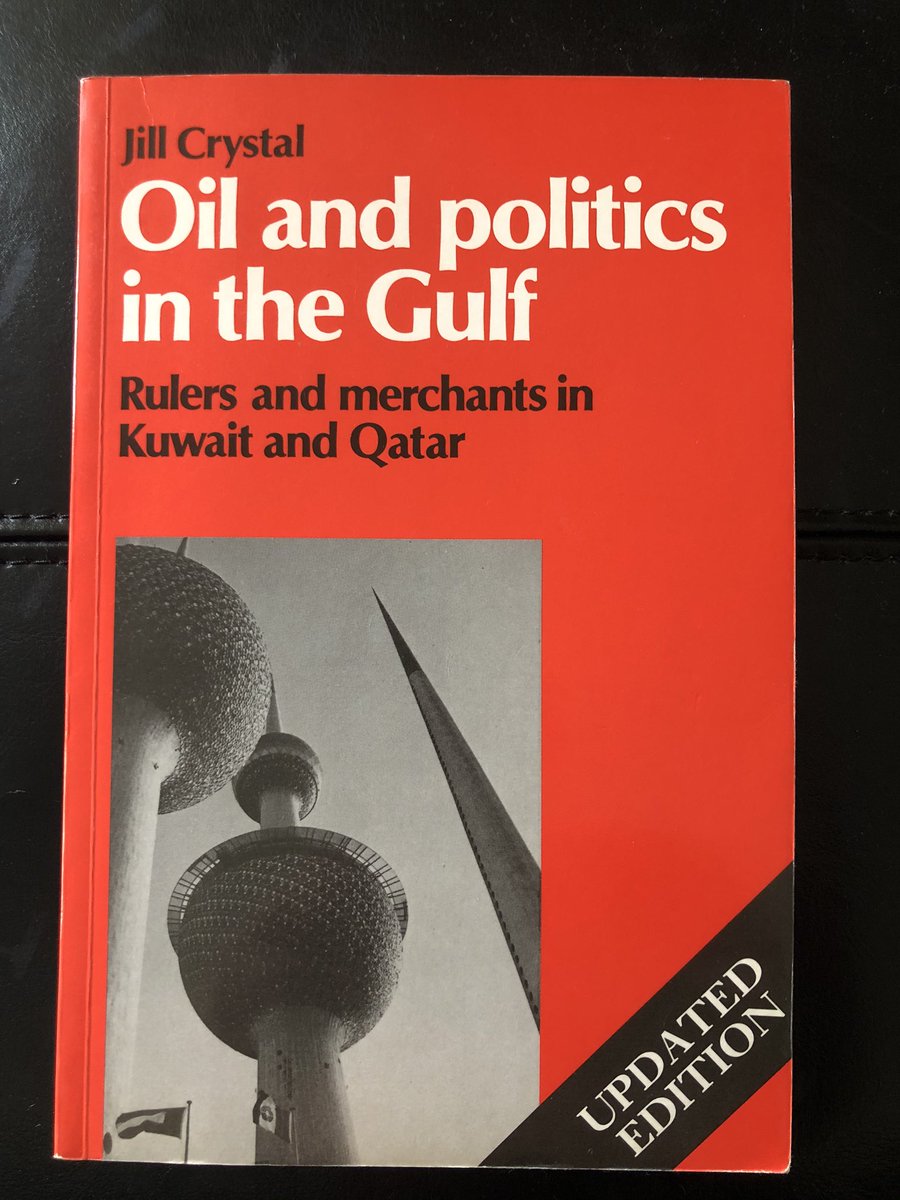 Today’s 2 books on a specific topic—Kuwait before and just after the Gulf War:“Oil and Politics in the Gulf: Rulers and Merchants in Kuwait and Qatar” by Jill Crystal“Kuwait 1945-1996: An Anglo-American Perspective” by Miriam Joyce