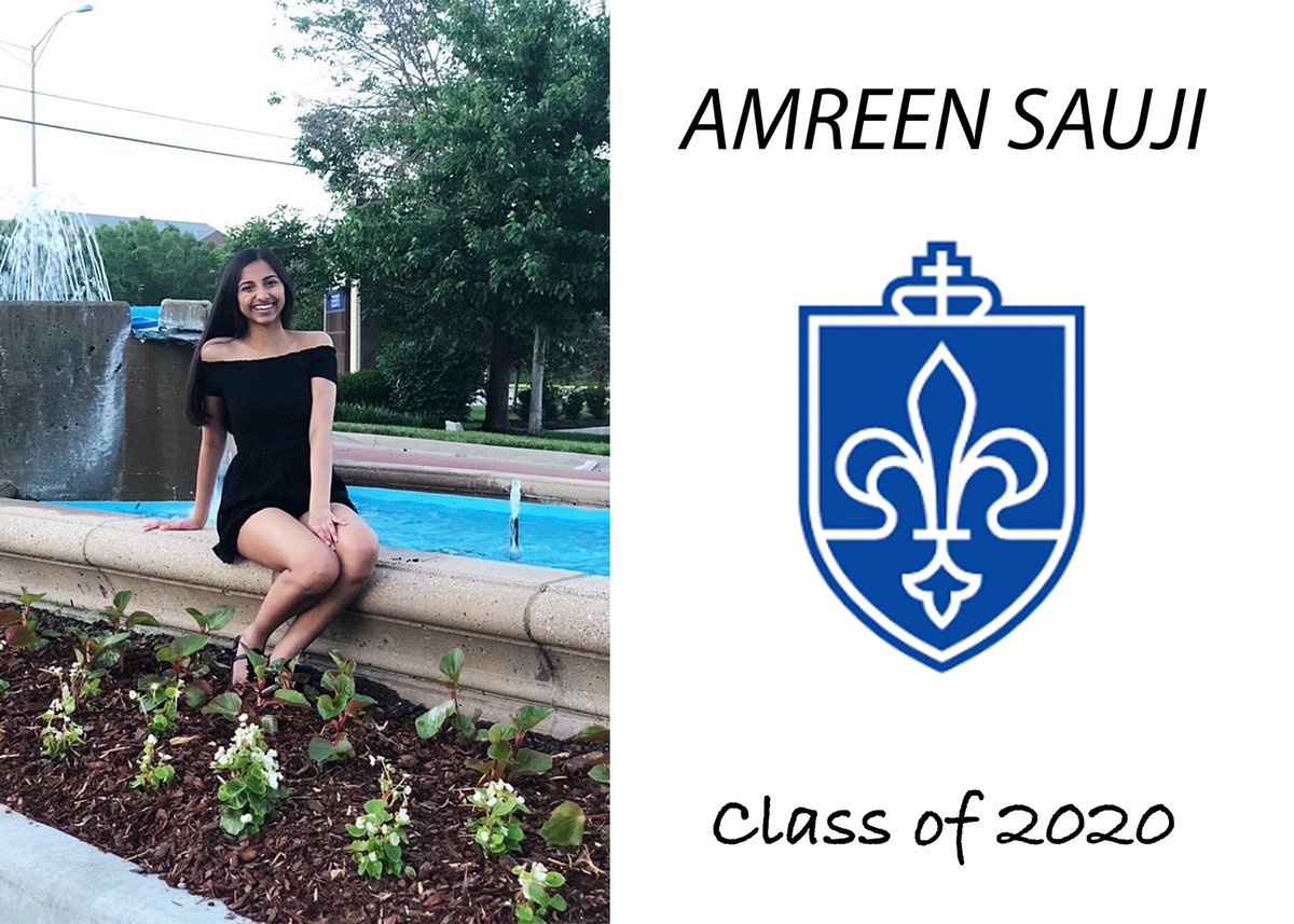 BVW2020's tweet photo. Amreen Sauji! She will attend St. Louis University in the fall and plans on majoring in political science on a pre law track https://t.co/O5csMqqnJS