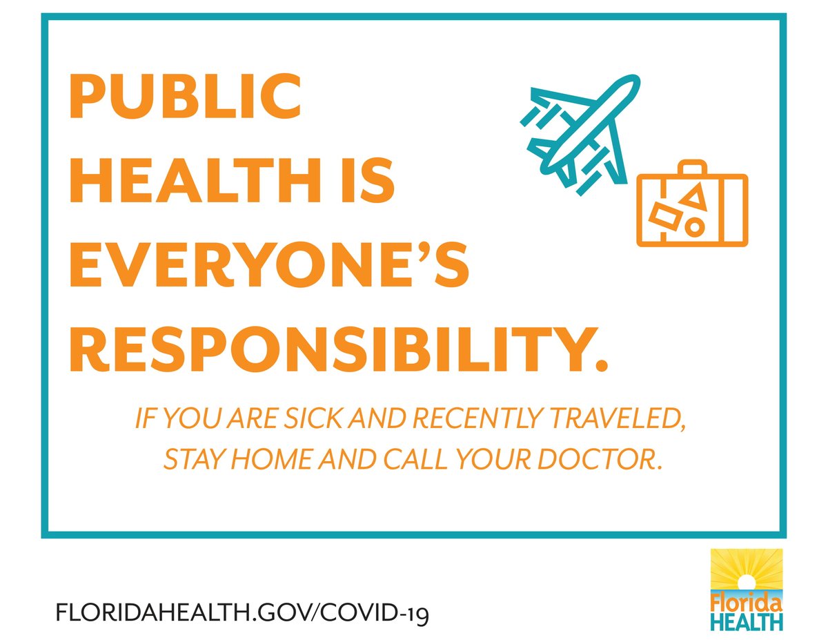 Travelers entering the state of Florida from Connecticut, Louisiana, New Jersey, or New York must self-isolate for a period of 14 days from their entry into Florida or the duration of their stay in Florida, whichever is shorter. For more information visit floridahealthcovid19.gov/travelers/