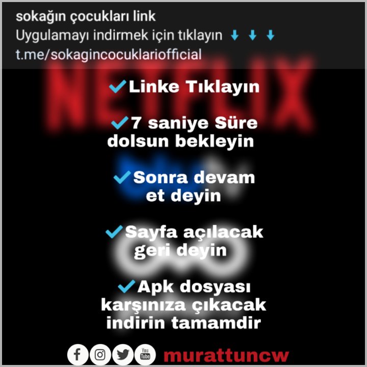 blacknetifsa's tweet photo. Sokağın çocukları dizi'sini ücretsiz izlemek için Uygulama linki : https://t.co/nOsvVPYDOv

Sıfır bir sinema filmi full HD izle  : https://t.co/F9PhAet98D

İnstagram gizli profilleri görme hack : https://t.co/xp7YIQ7ck6

#SokağınCocukları #sifirbirlink #sifirbirsinema #dizilink https://t.co/90nkxBc4Pv