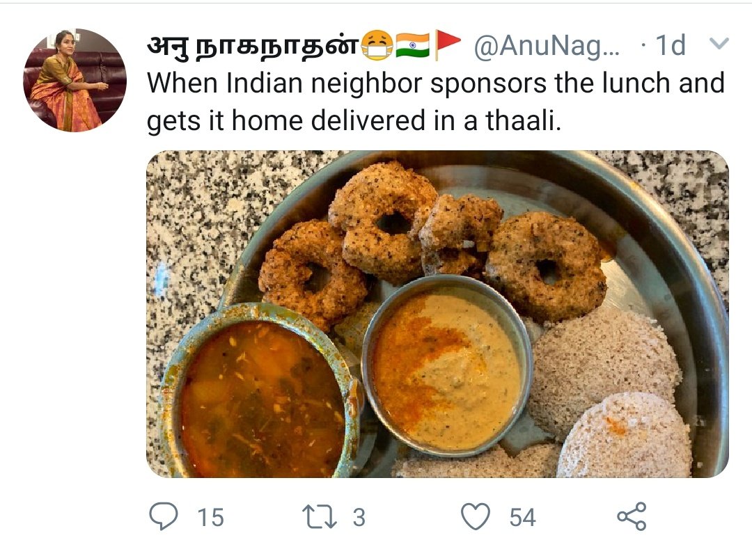 Harisarvottama's tweet photo. @AnuNaganathan @AnuNaganathan Why are you trolling south Indian food here. Food is equal to god you know? This isn't funny?
#GetSomeLife do not take joke seriously, Chill😊 @DanishSait https://t.co/Hv7jkvHfCe