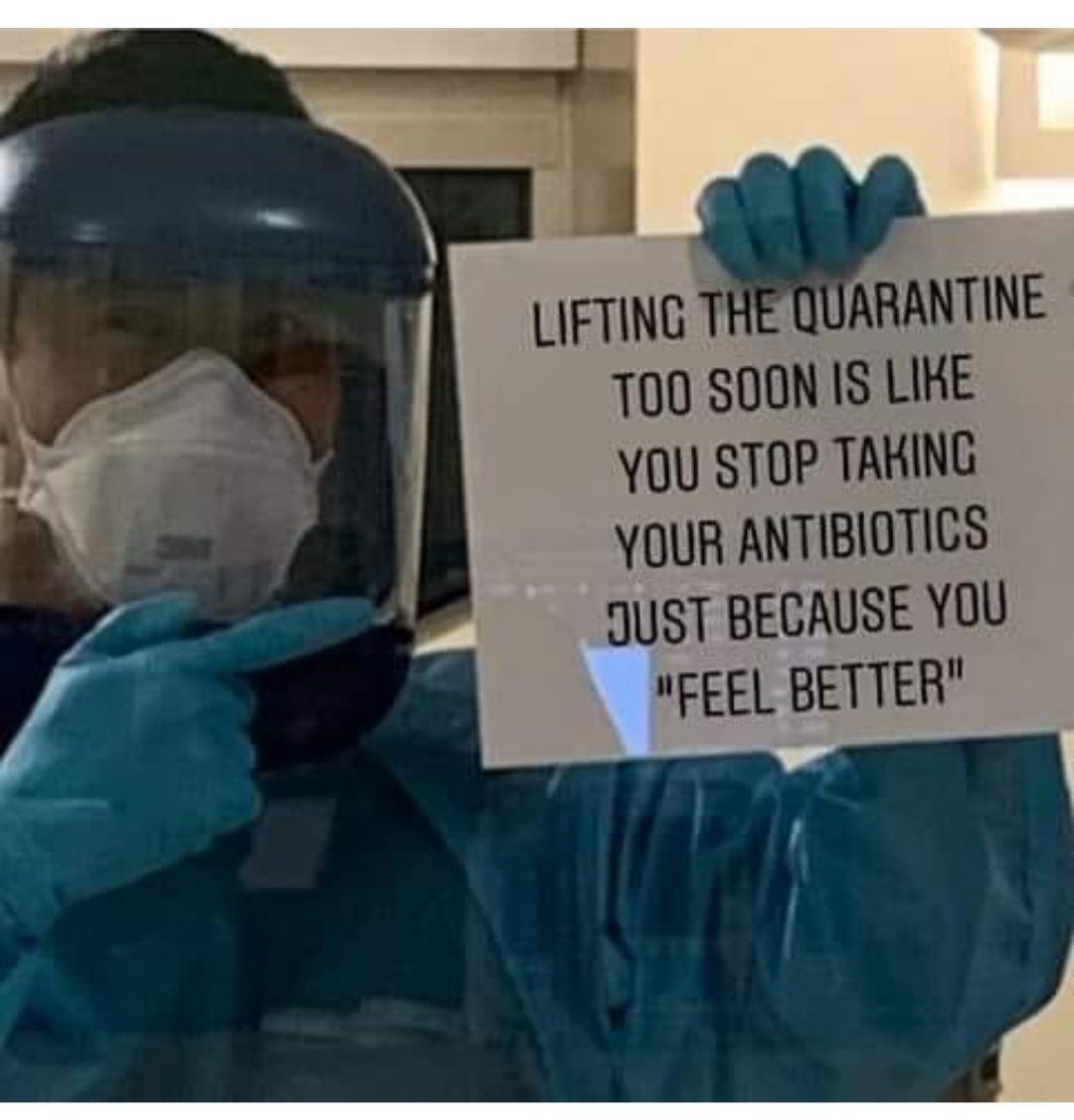 MsPinkyMac's tweet photo. This ⬇️⬇️ #StayHomeSaveLives https://t.co/wT4HGSXnYr