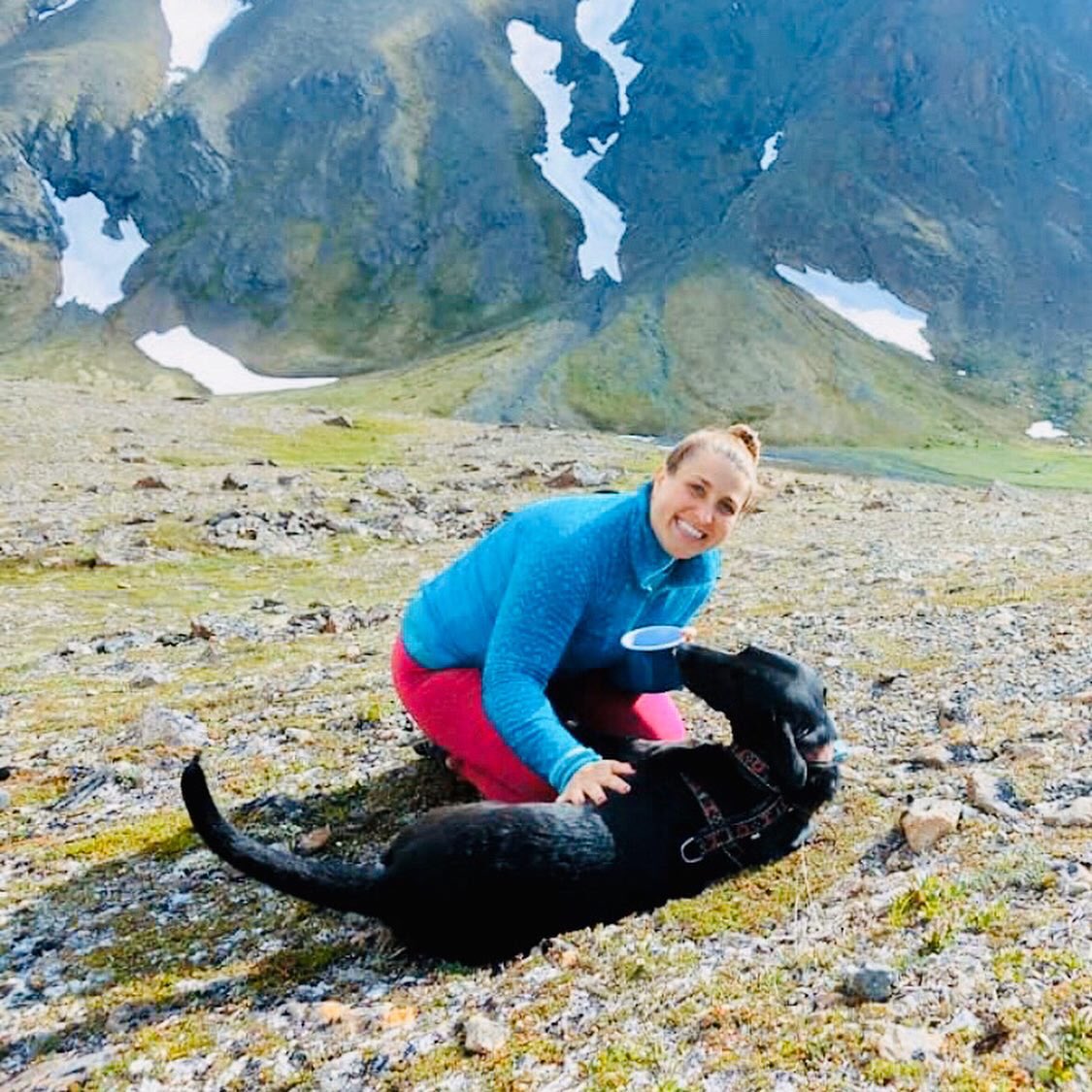 StubbyDogs's tweet photo. DAY 6:
Every dog should be so lucky to be loved as much as Gracie's family loves her. These photos of Grace with the beautiful @mitzandpitz illustrate their story well. 

#Love #FamilyMatters #LoveStory #RescueDogsOfTwitter #Labrador #HumanCanineBond #StubbyDog #AdoptDontShop https://t.co/Pm34oCExTs