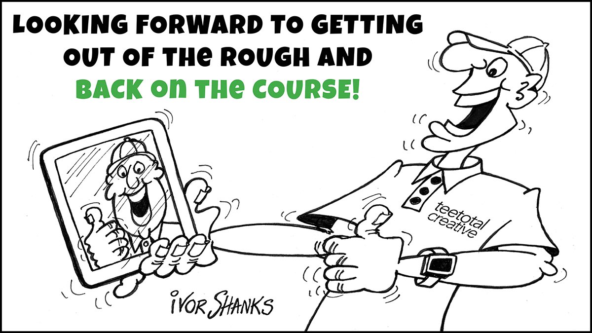 ttotalgolf's tweet photo. #outoftherough #backonthecourse #lockdown #ivorshanks #letsdothis https://t.co/flqTY7gb1K