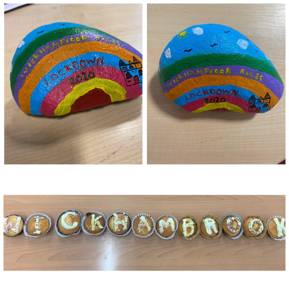 WickhambrookP's tweet photo. What lovely gifts we had delivered to school, thank you! 🥰 You are all truly fantastic! Our focus this week is VE Day, with lots of different learning and activities waiting for you! Not forgetting the results to Mr T’s photo competition! #teamwick https://t.co/u0azxNiSi2