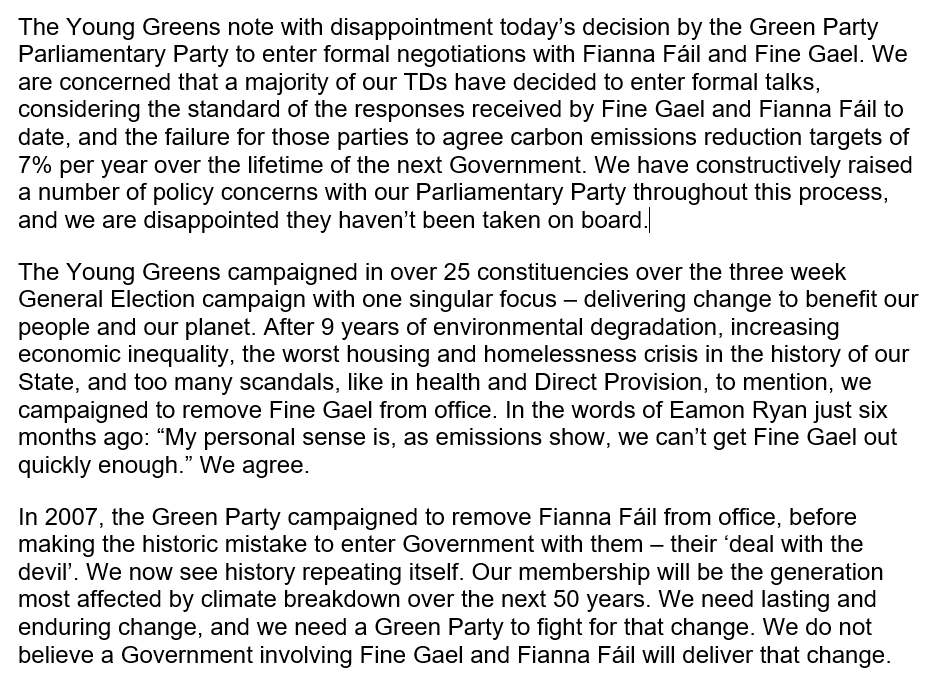 Young Greens / Óige Ghlas tweet media