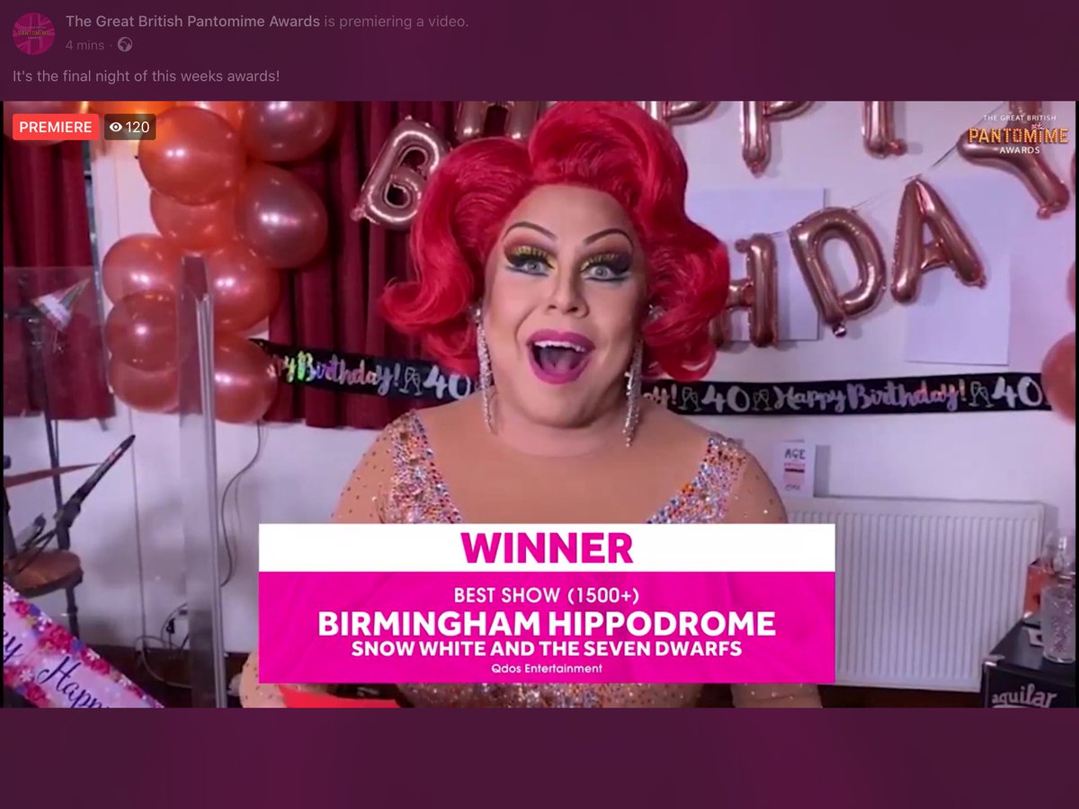I’m so happy for <a href="/brumhippodrome/">Birmingham Hippodrome</a> winning best show <a href="/GBPantoAwards/">The Great British Pantomime Awards</a> for Snow White it was that good I saw it twice🙈🙈 <a href="/TheMattSlack/">Matt Slack 💙</a> <a href="/joemcelderry91/">Joe McElderry</a> <a href="/Faye_Brookes/">Faye Brookes</a> @DoreenTipton <a href="/flawlessUK/">FLAWLESS</a> @SwooshFlawless <a href="/BigKrisFlawless/">Christian Alozie</a> <a href="/LesleyJosephTV/">Lesley Joseph</a> <a href="/jacyarrow/">Jac Yarrow</a> <a href="/craiggarner85/">🇨 🇷 🇦 🇮 🇬</a> <a href="/jamiejohnDQ/">Jamie John</a>