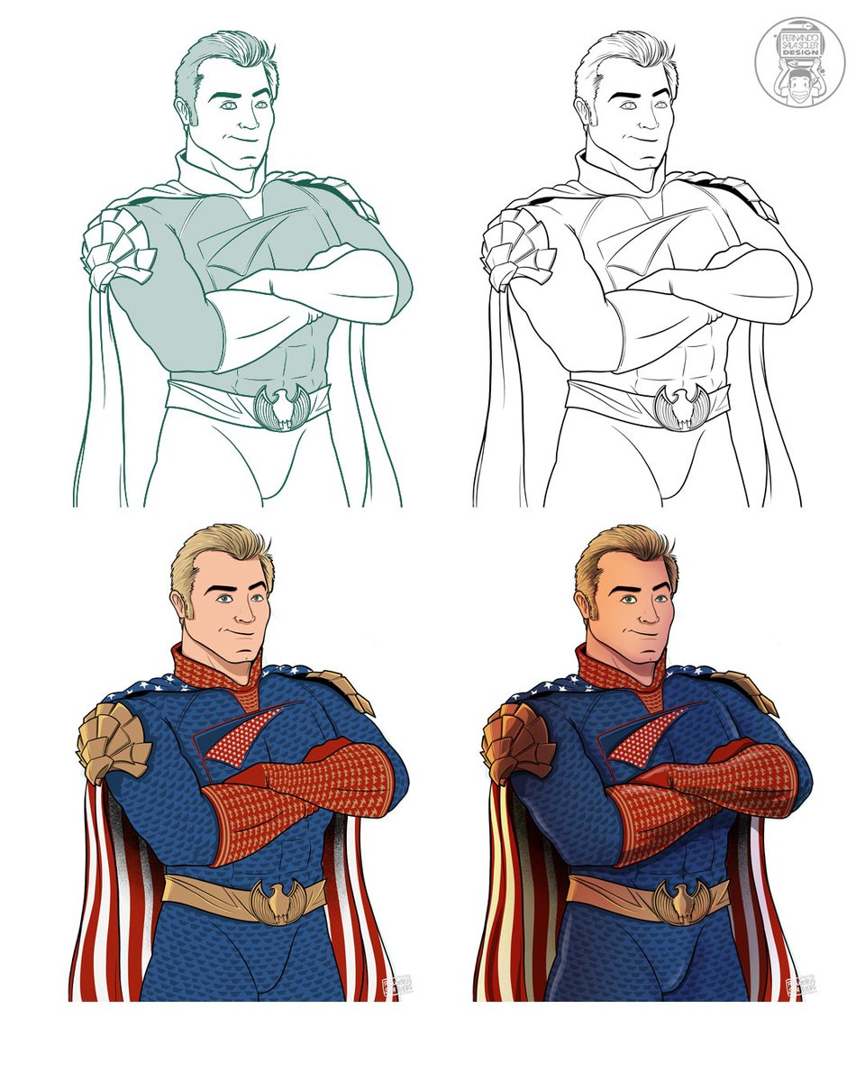 Fernando Sala Soler Terminada La Ilustracion De Patriota De La Serie De Theboys Finished The Illustration Of Homelander From The Series Of The Boys Drawing Dibujo Homelander Digitalart Fanart Superheroes Art
