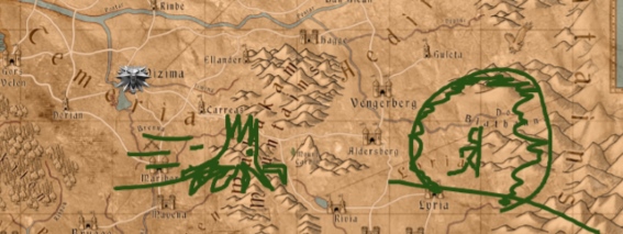 The_Laaksone's tweet photo. Meanwhile in pre-Northern War II Temeria the PCs - Captain J. Natalis' companions - are to find, lure & unleash monsters vs. nation's enemies. 1st encounter w/800 kg Arachas led to an escape. Next: Luring Trolls under bridges on the border. 🐺 #WitcherTRPG #TRPG @RTalsorianGames https://t.co/r8F9ZoXjKI