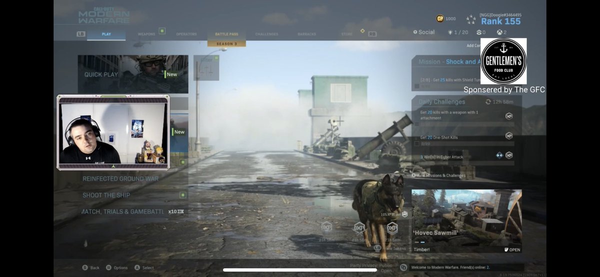 NGG_Doogie's tweet photo. Streaming NOW! On mixer https://t.co/cwD0oXg2MV come in and join! #mixer #stream #xbox #cod #warzone https://t.co/A63sZbHSOp