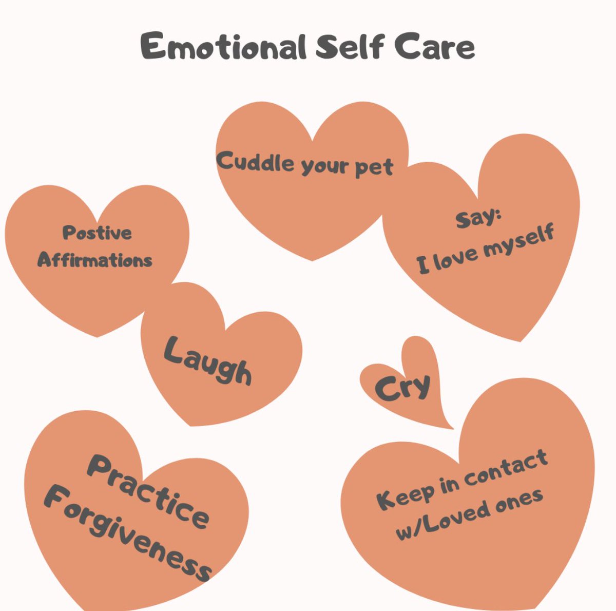 It’s Self Care Sunday!!! Today we are focusing on emotional self care. Take time to practice the following.