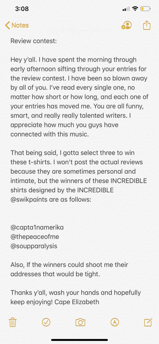 NoahKahan's tweet photo. Your contest winners!! Photos of the tshirts below this tweet! Thank you so so so much to the amazing @swikpaints (check her out on Instagram she has an online store) for creating these shirts! You guys made me cry this morning with your reviews I’ll never forget it https://t.co/gCcyEPgfxX