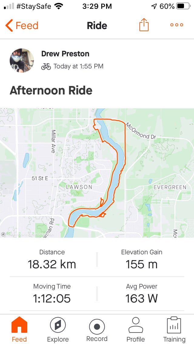 DrewDrewpreston's tweet photo. Fought off #BruisedKnee #BruisedTailBone #TornUpHeel and hit the trails today. Not quite as quick or long of a ride as the last few but still fun 👍😎 #ForestOfFun #DogLeg #ShuckNJive #RockGardenLoop  #LowRoller #Stove #Ravine #BreakingBad #Corkscrew 🇨🇦 #Saskatoon #mtb https://t.co/RgsHcCkNdh