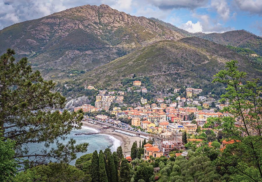 View of Levanto Italy buff.ly/2SvNaf3 #levanto #cinqueterre #italy #mediterranean #landscape #seascape #vacations #armchairtravel <a href="/joancarroll/">Joan Carroll</a>