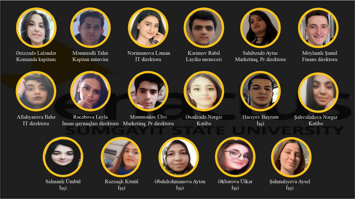 enactus_sdu's tweet photo. Sumqayıt Dövlət Universitetinin Enactus Komandası ilə tanış olaq.🤝🤝💪
#enactus,#Azerbaijan,#enactusazerbaijan. https://t.co/zePxwf1GD5