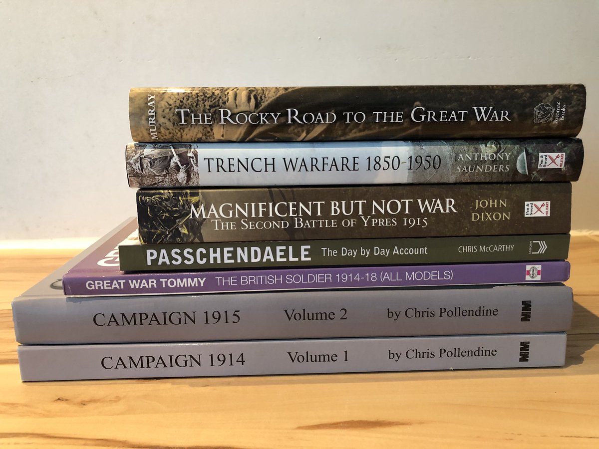 SimonVerdegem's tweet image. Thanks @1418research for the nomination.
Here’s my #6for6 (Pollendine’s vol 1&amp;amp;2 being used as 1 book) that I’m currently using for research.

Nominating in return
@ProfPeterDoyle @diggerdane1418 @RaphDeBrant @jtogle @TheeCarlosRocha @JonathanButtery