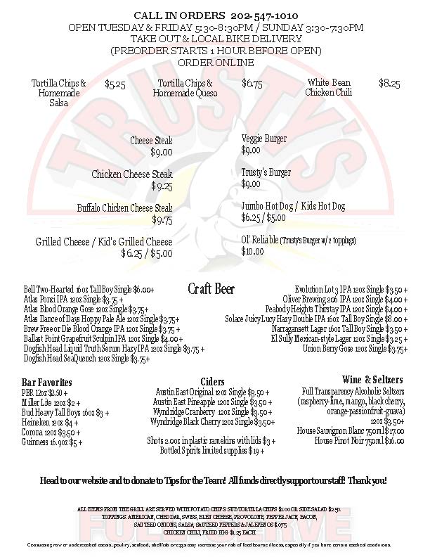 TrustysDC's tweet photo. Just about ready for the Neighborhood needs, Feeding &amp; Quenching your Thirst #Frontliners get a meal on us. @barredindc @jsidman @PoPville @theHillisHome @HillRagDC @coreyholman @HStGreatSt @JohnMColeman @LauraHayesDC @charlesallen Order online or call 202.547.1010, 3:30-7:30pm https://t.co/spTw046G15