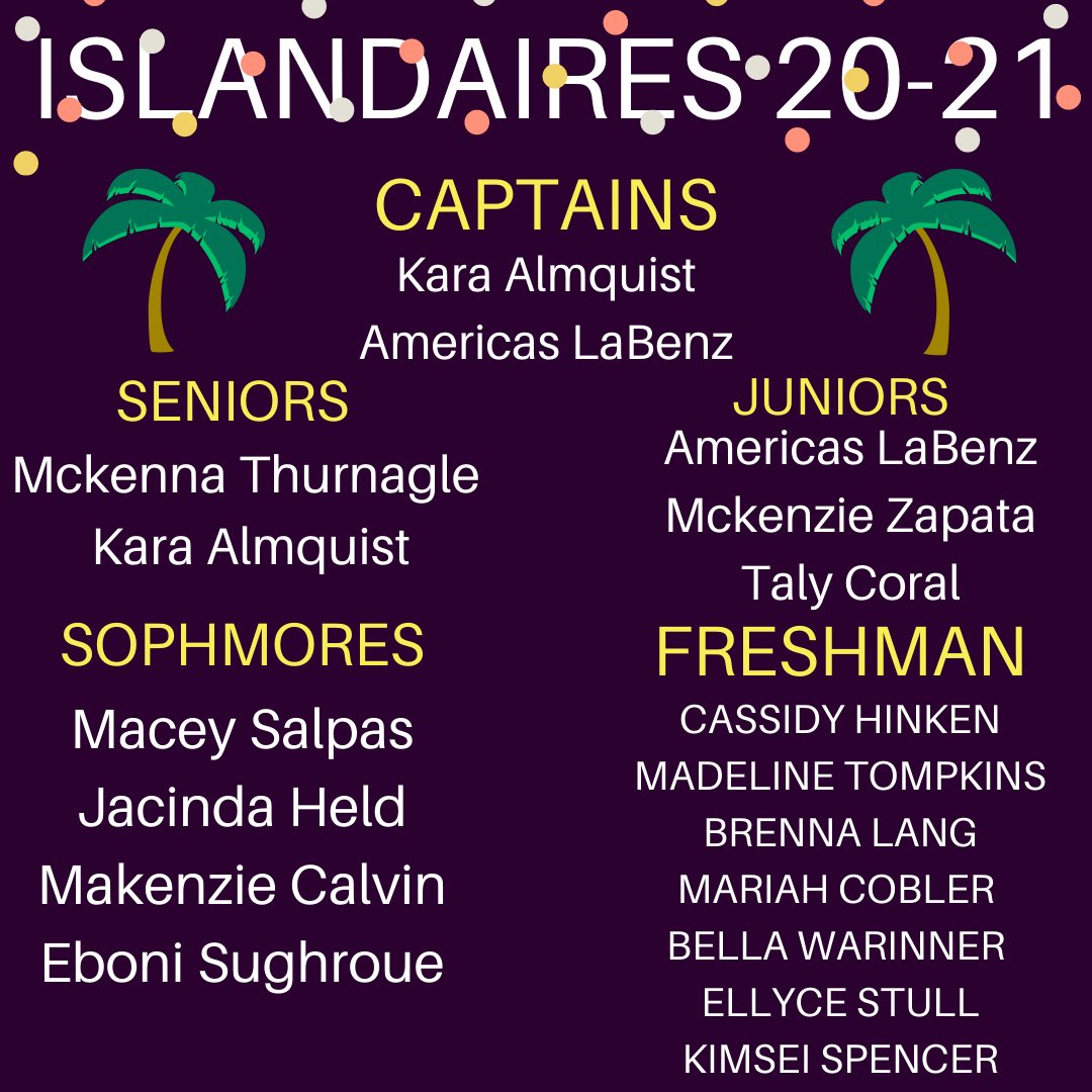 gishdance's tweet image. Congratulations to our new ISLANDAIRES! We can’t wait for a great year with all 16 of you💜💛