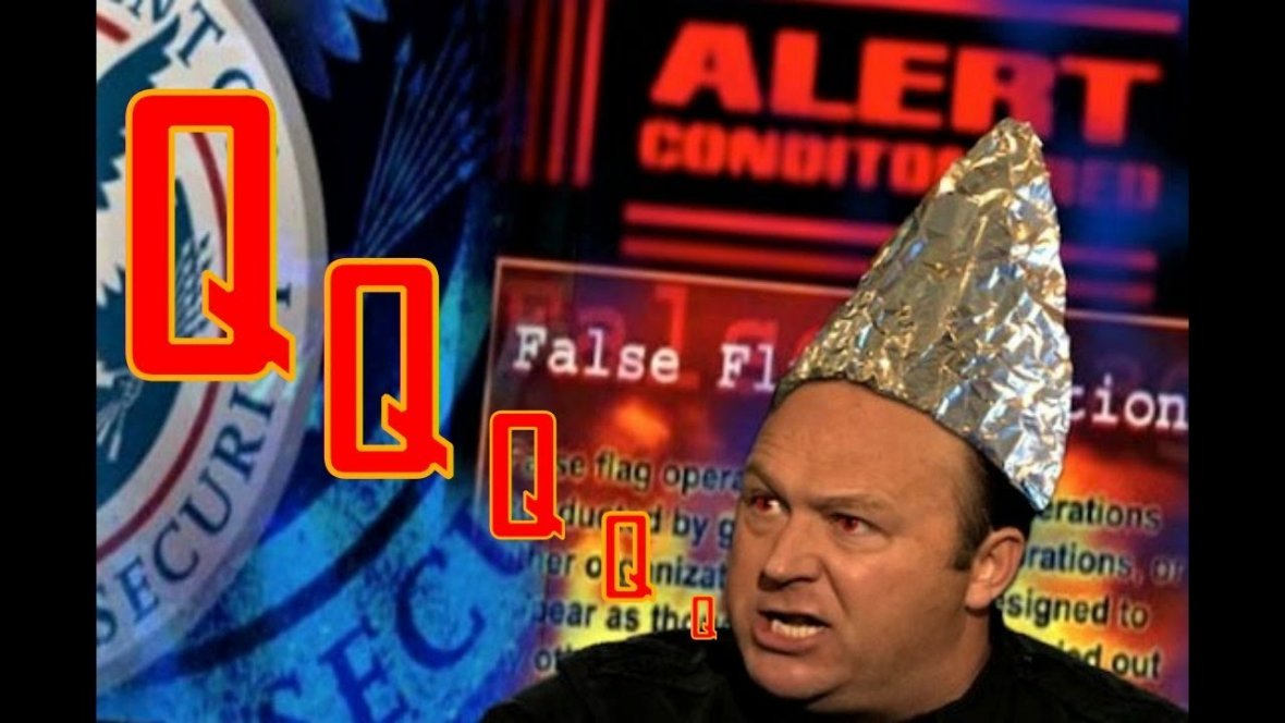 Q-CULT? SAY WHAT?Some of our friends think were in a cult that worships letter "Q." Hilarious! At the same time they wonder how we know so much about what's really going on. One of my friends who is anti-Q, claims to be an "awake" Alex Jones fan. (Audience Boos)