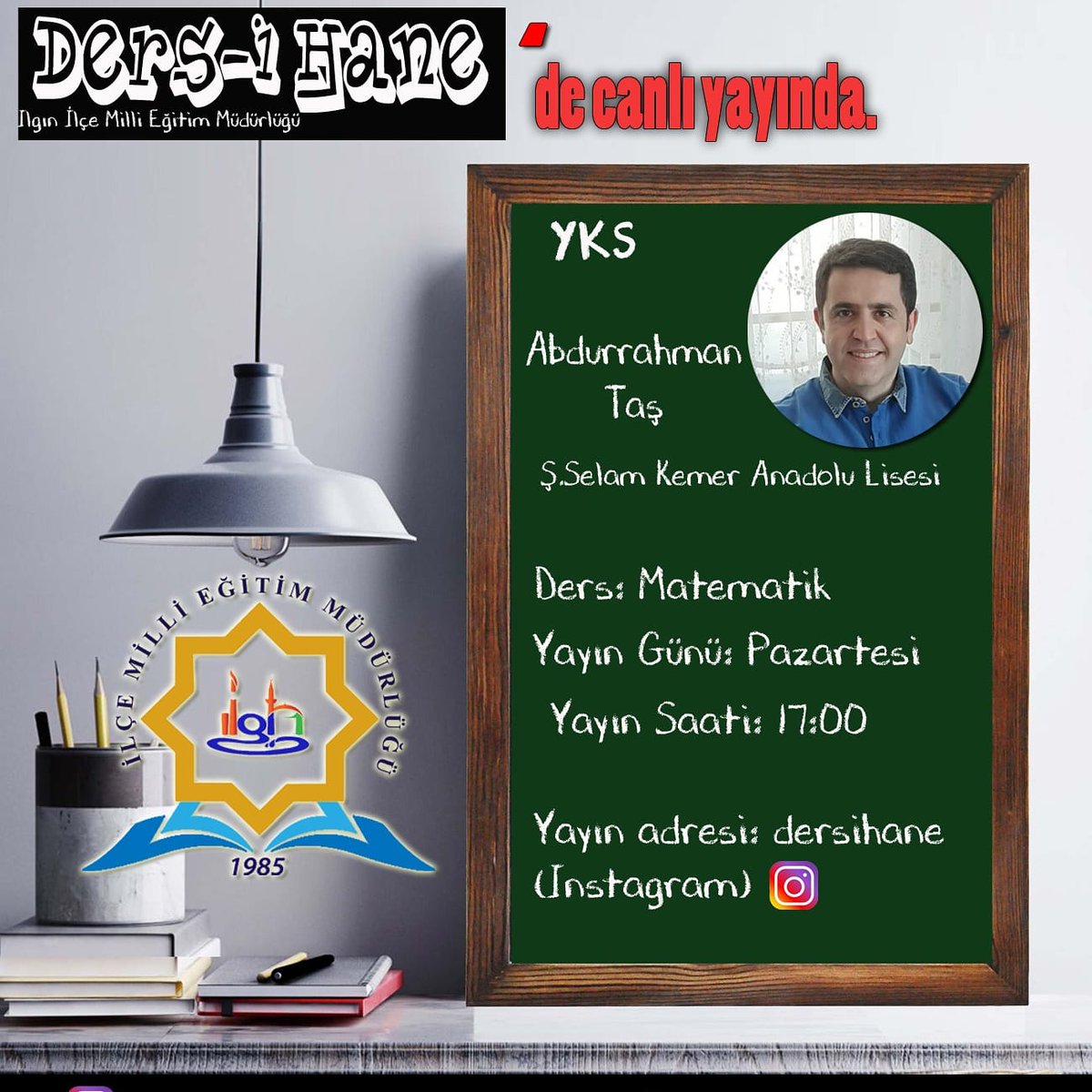 ilginsskal's tweet photo. Dersimiz Matematik
#şskal #uzaktaneğitim #matematik #dersihane #ilginmem https://t.co/nGpJMRkiOX