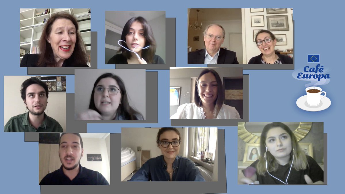 Elif Naz, Doruk, Gaelle, Dhari, Imane, Sahra ve Berfin.
Café Europa’ya katıldığınız için hepinize sonsuz teşekkürler. 🇪🇺Büyükelçi Christian Berger ve 🇳🇱Büyükelçi <a href="/MdeKwaasteniet/">Marjanne de Kwaasteniet</a> ile basın özgürlüğü üzerine çok iyi bir söyleşi oldu. #DünyaBasınÖzgürlüğüGünü #WorldPressFreedomDay