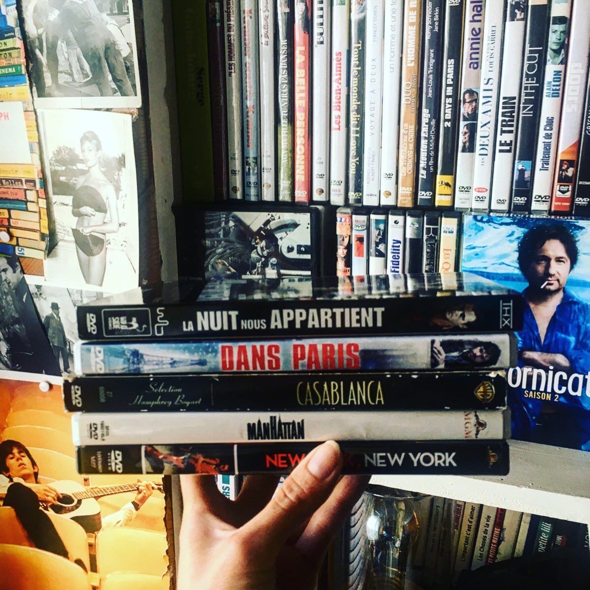 EloiseTrouvat's tweet photo. L’important c’est d’aimer le cinéma 📀 (assez fière de mon placement de JLG) #DvdChallenge pour @cinemathequefr 📽 https://t.co/Ll5Gm3wl4V