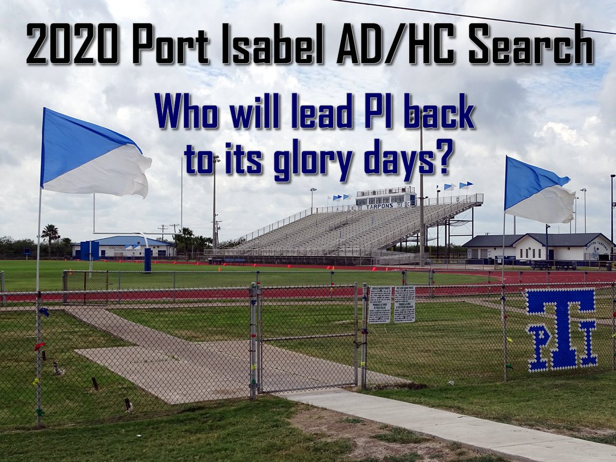 TarponFeverNet's tweet photo. No word on PI's Head Coach yet, but some good options like applicant Coach Sean Van de Merghel who has been the OC and QB coach at Edinburg Vela the last 3 years.
It's rare that a small school can acquire a quality coach from a top 6A school, hoping he at least gets a interview. https://t.co/2PrAlpzTuf
