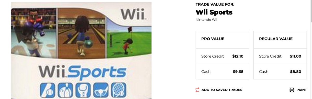 gamestop wii sports